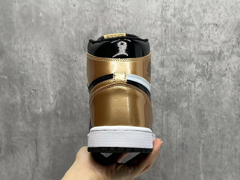 nike Air Jordan 1 Black Gold - Hình 5