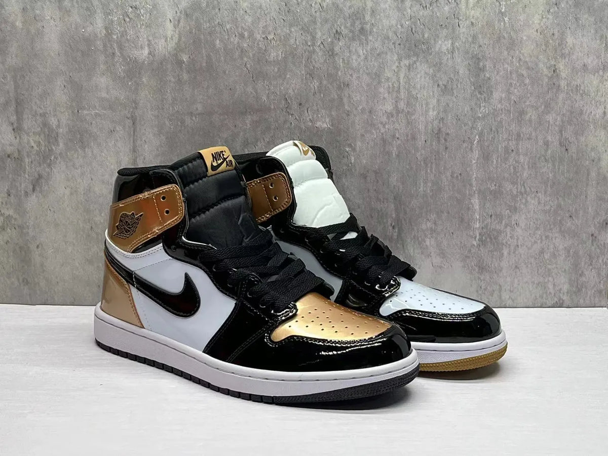 nike Air Jordan 1 Black Gold - Hình 12