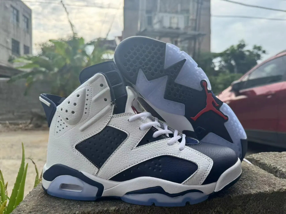 Air Jordan 6 Retro White Navy