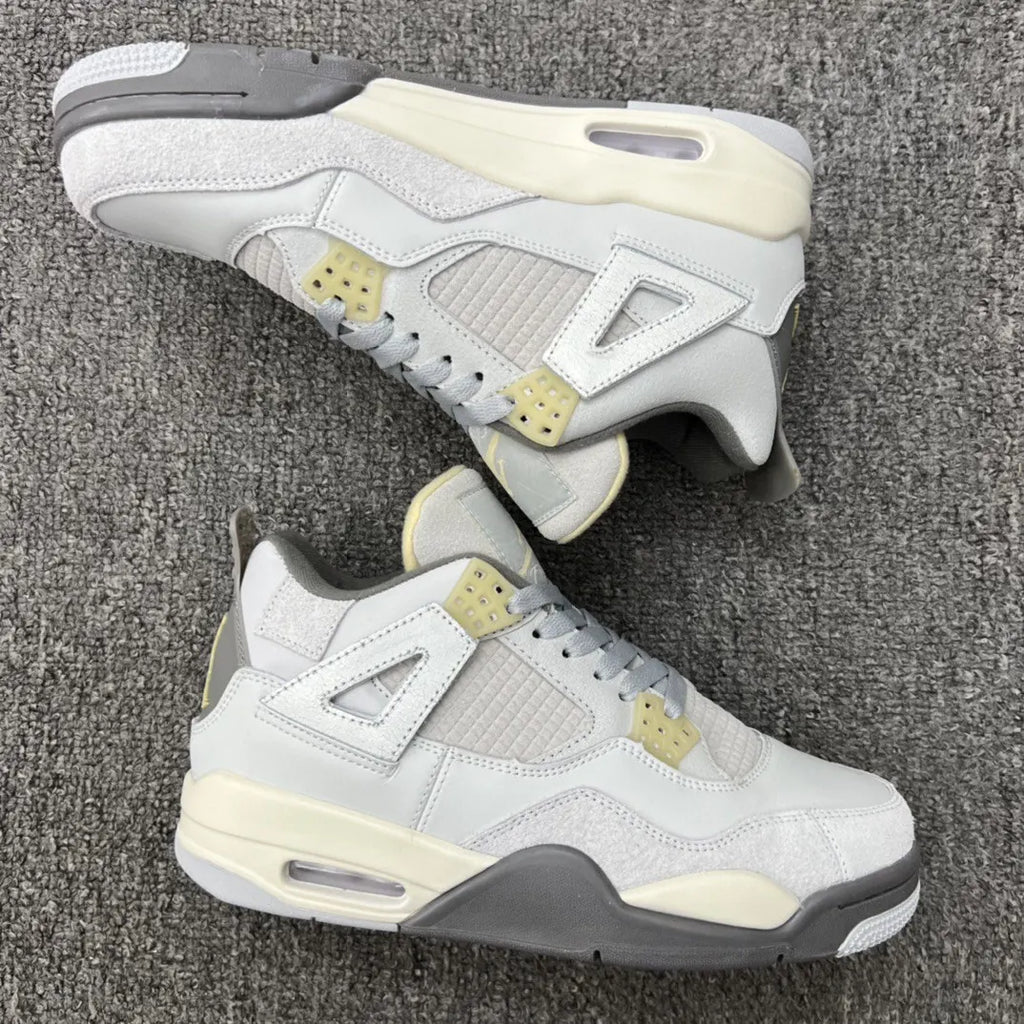 retro Air Jordan 4 Neutral Grey - Hình 6