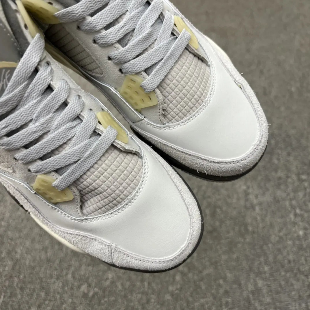 retro Air Jordan 4 Neutral Grey - Hình 5