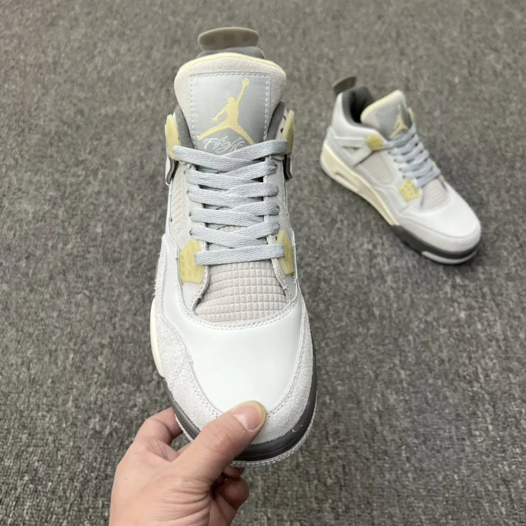 retro Air Jordan 4 Neutral Grey - Hình 8