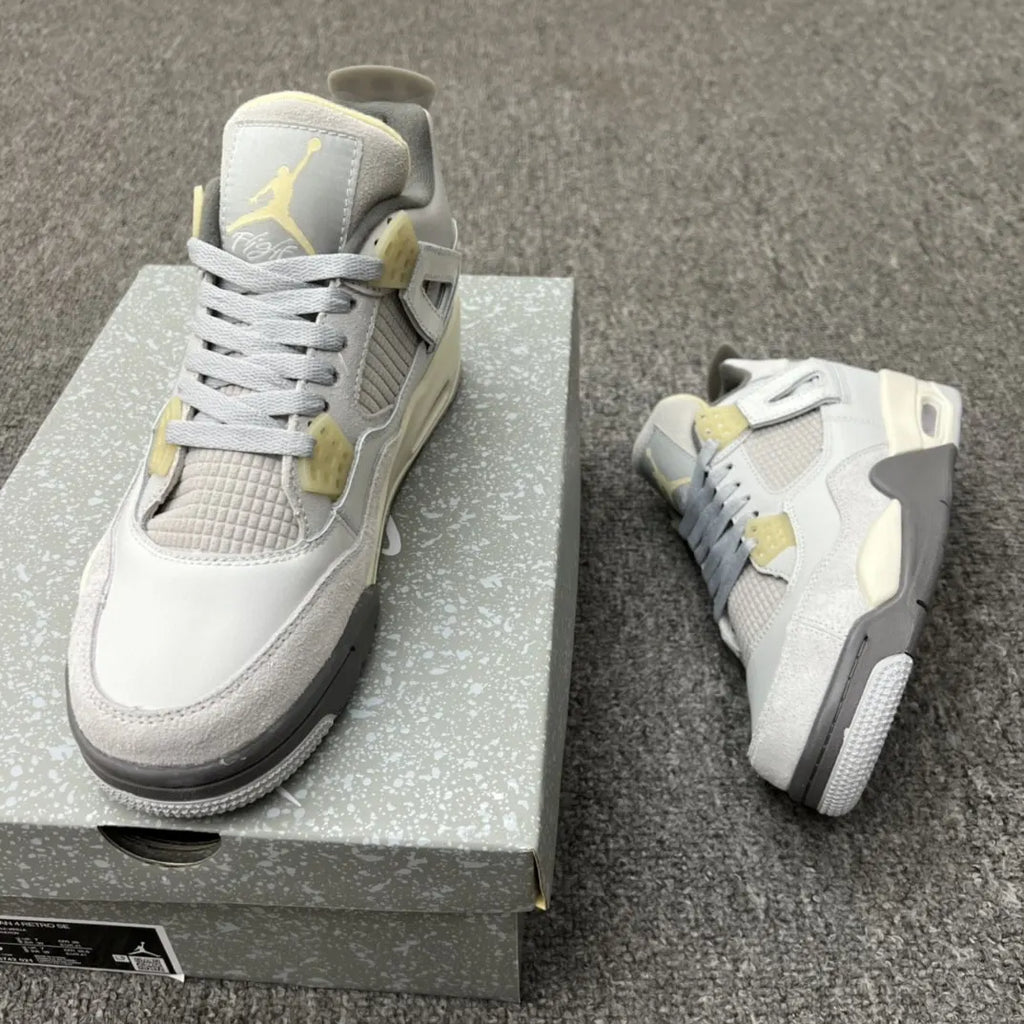 retro Air Jordan 4 Neutral Grey - Hình 7