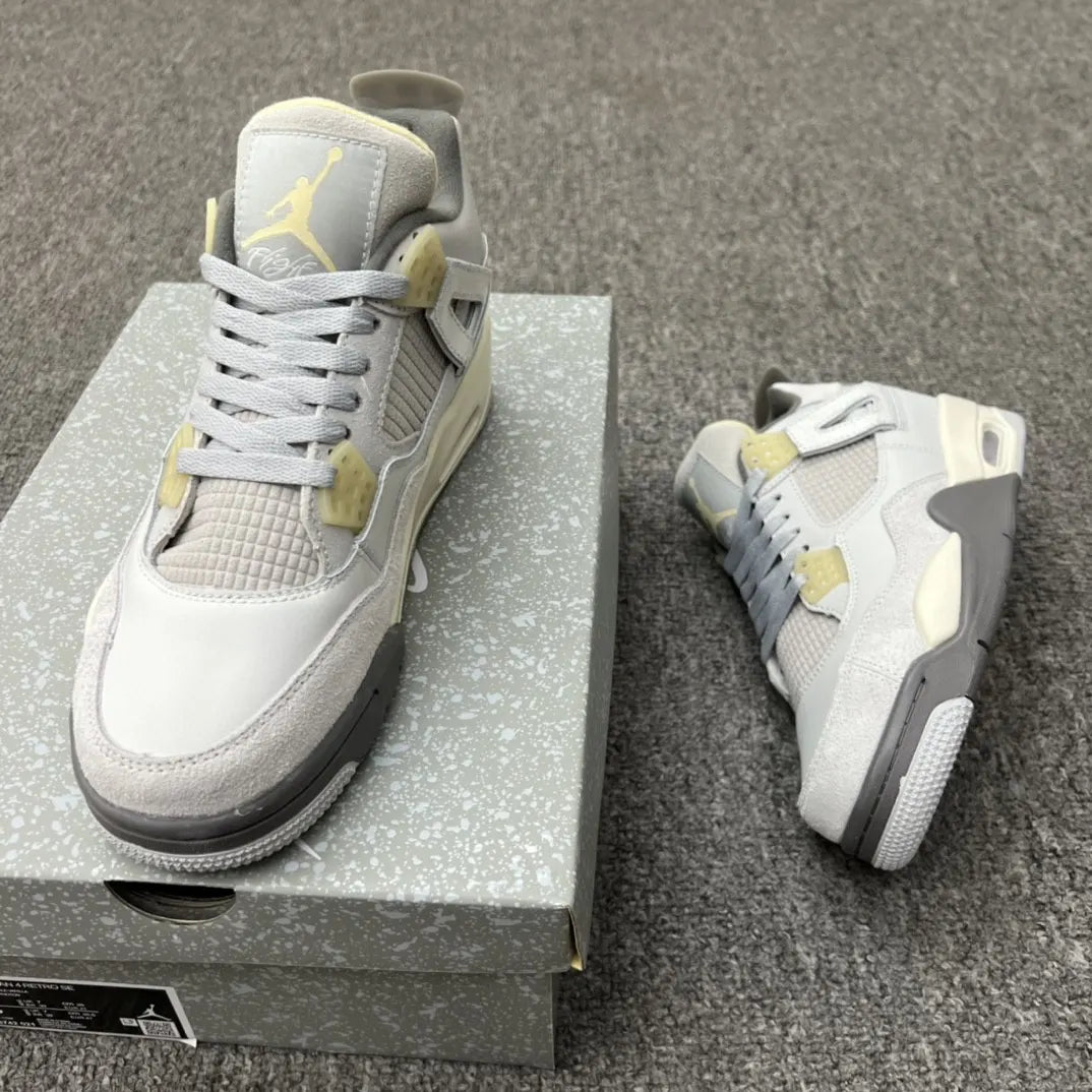 retro Air Jordan 4 Neutral Grey - Hình 7