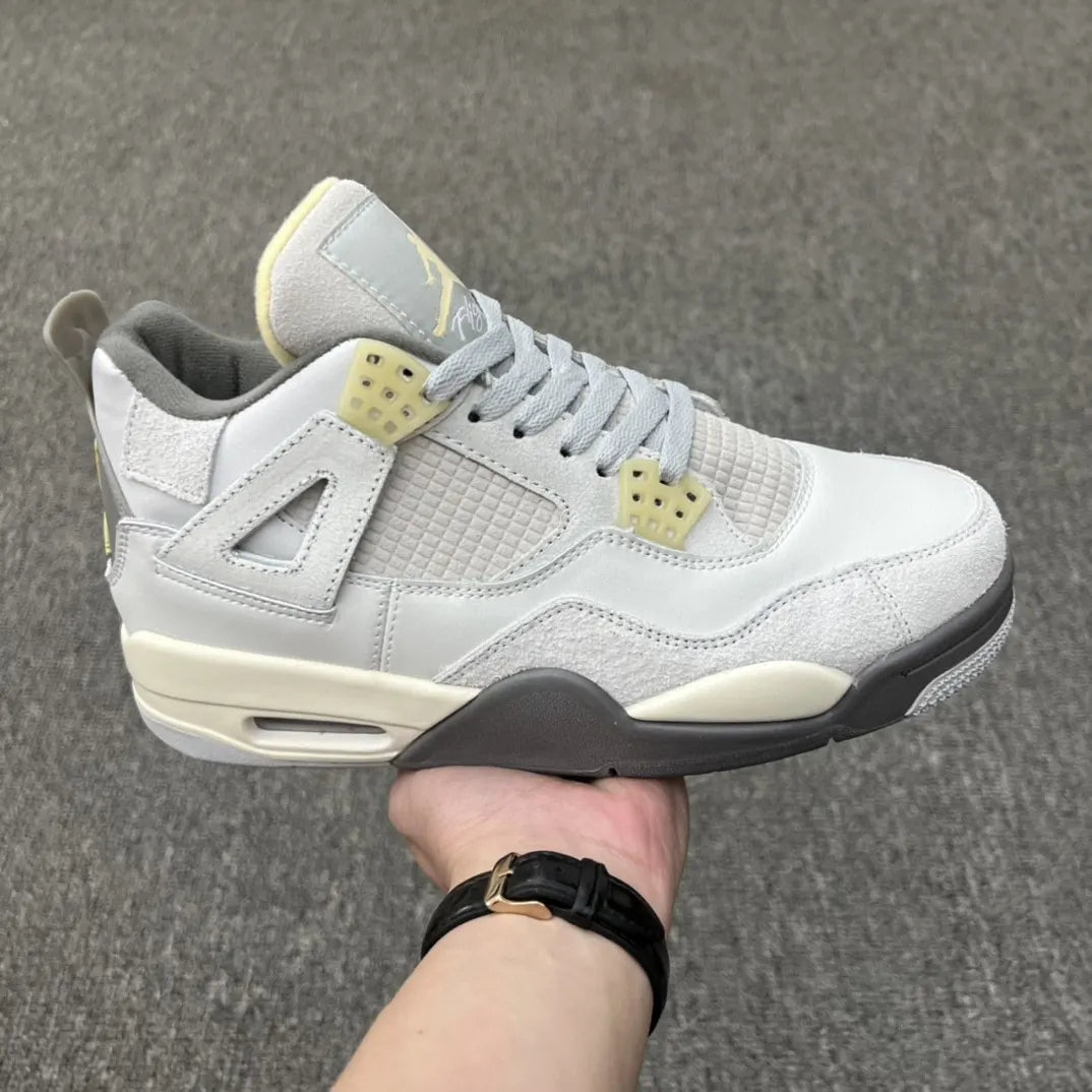 retro Air Jordan 4 Neutral Grey - Hình 9