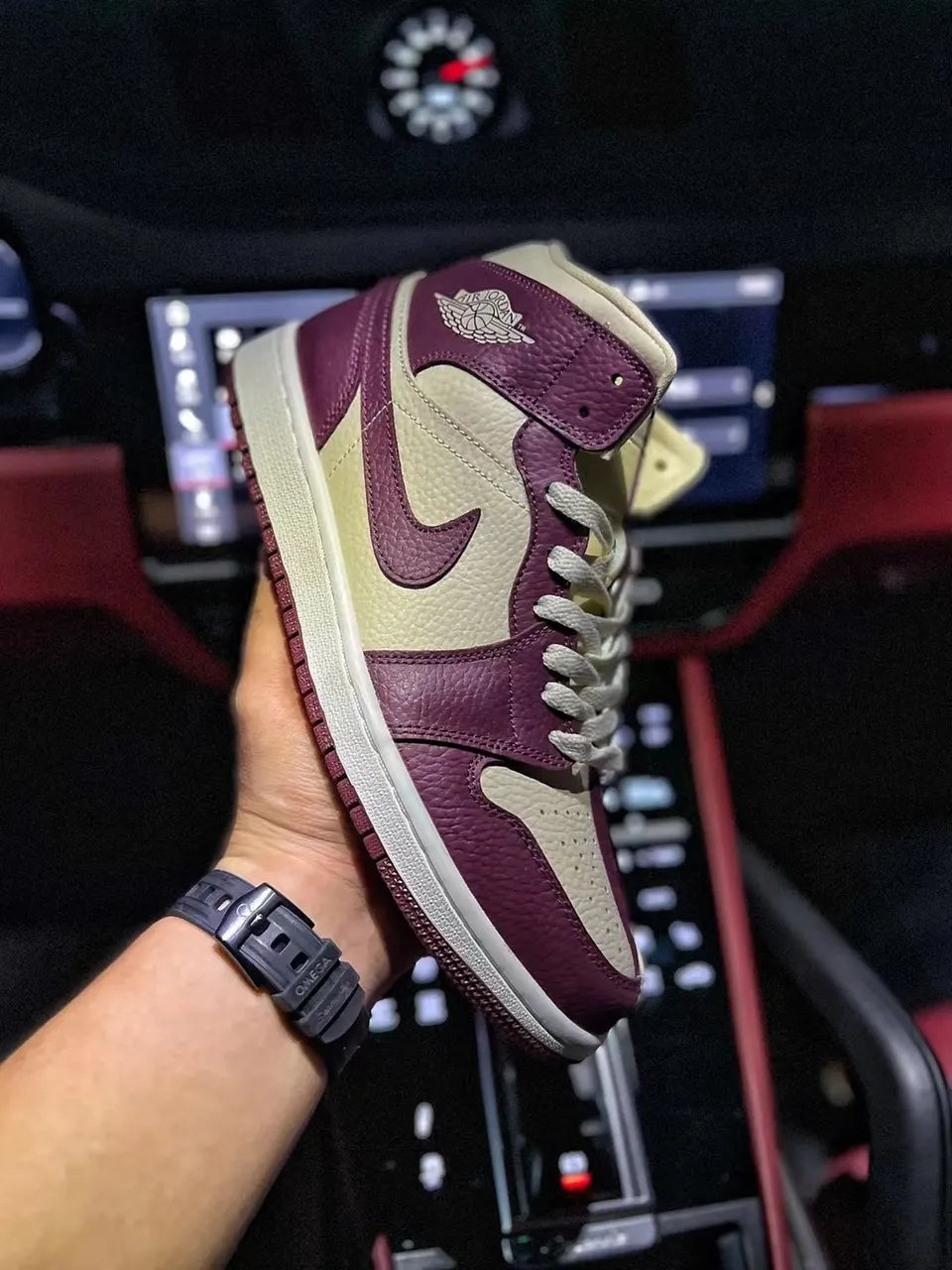 premium Air Jordan 1 Bordeaux