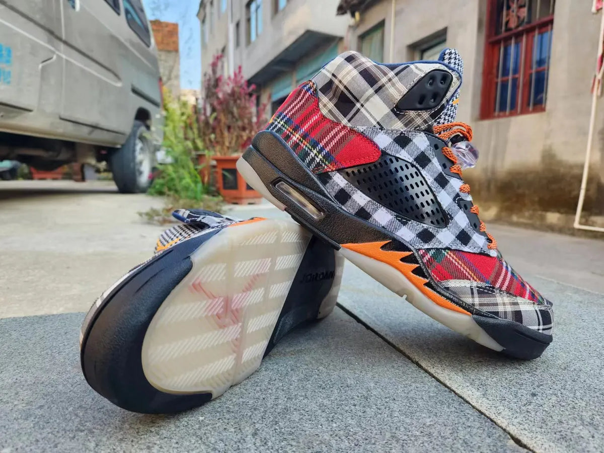Air Jordan 5 Plaid - Hình 2