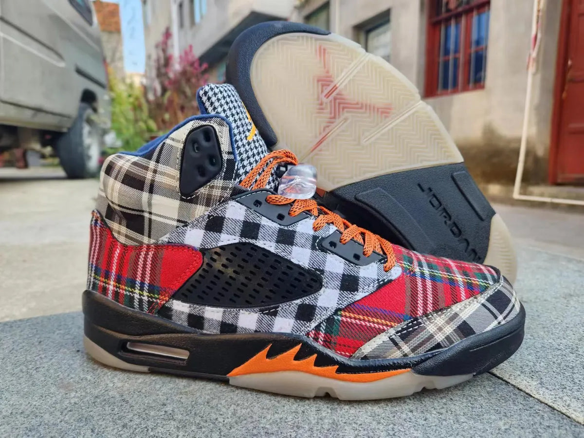 Air Jordan 5 Plaid - Hình 4