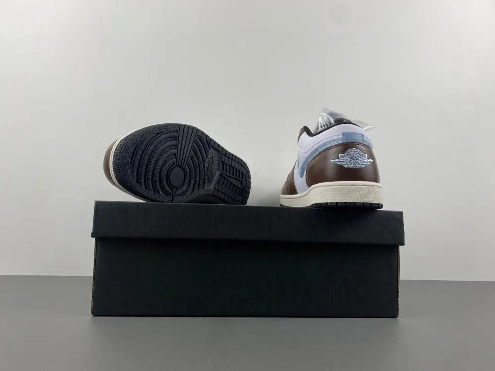 Air Jordan 1 Low White/Brown - Hình 2
