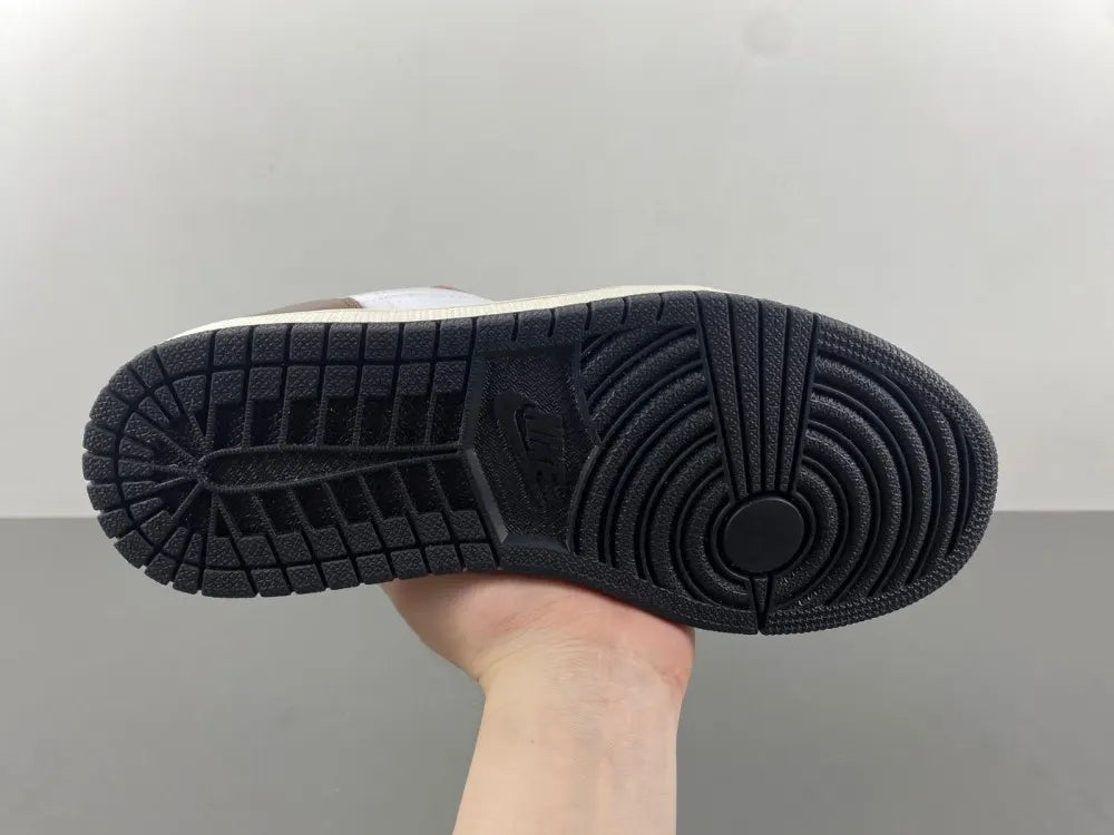 Air Jordan 1 Low White/Brown - Hình 8