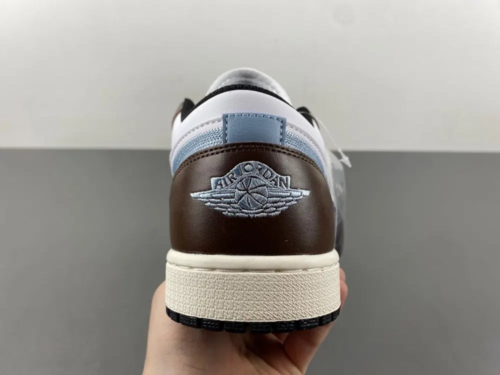 Air Jordan 1 Low White/Brown - Hình 11