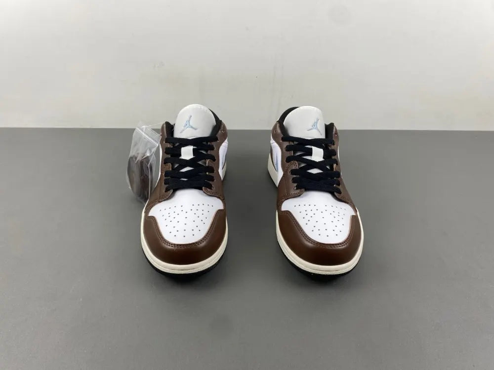 Air Jordan 1 Low White/Brown - Hình 5