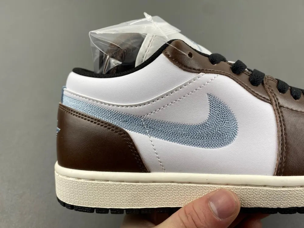 Air Jordan 1 Low White/Brown - Hình 14