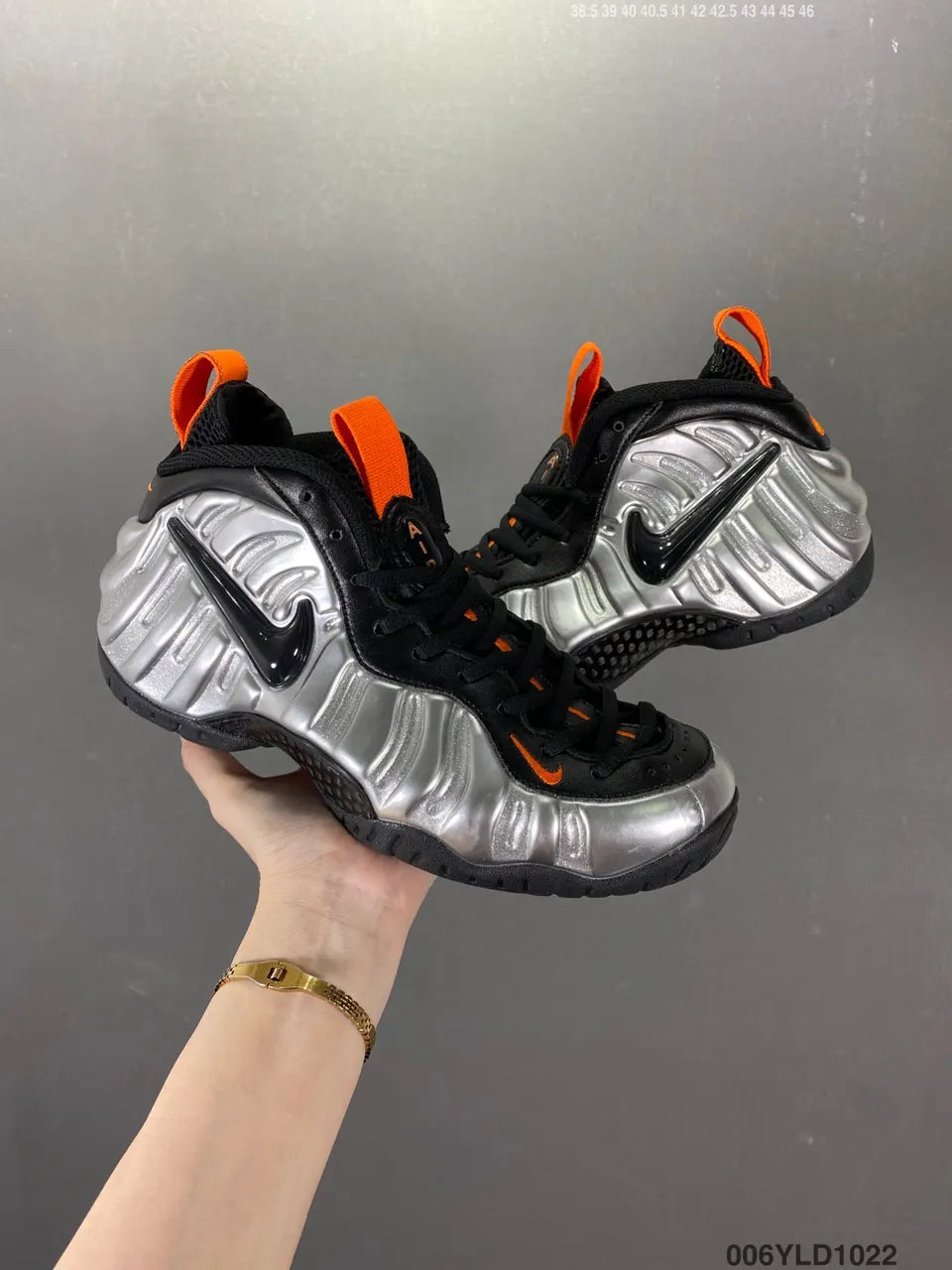 Air Foamposite Pro Silver - Hình 2