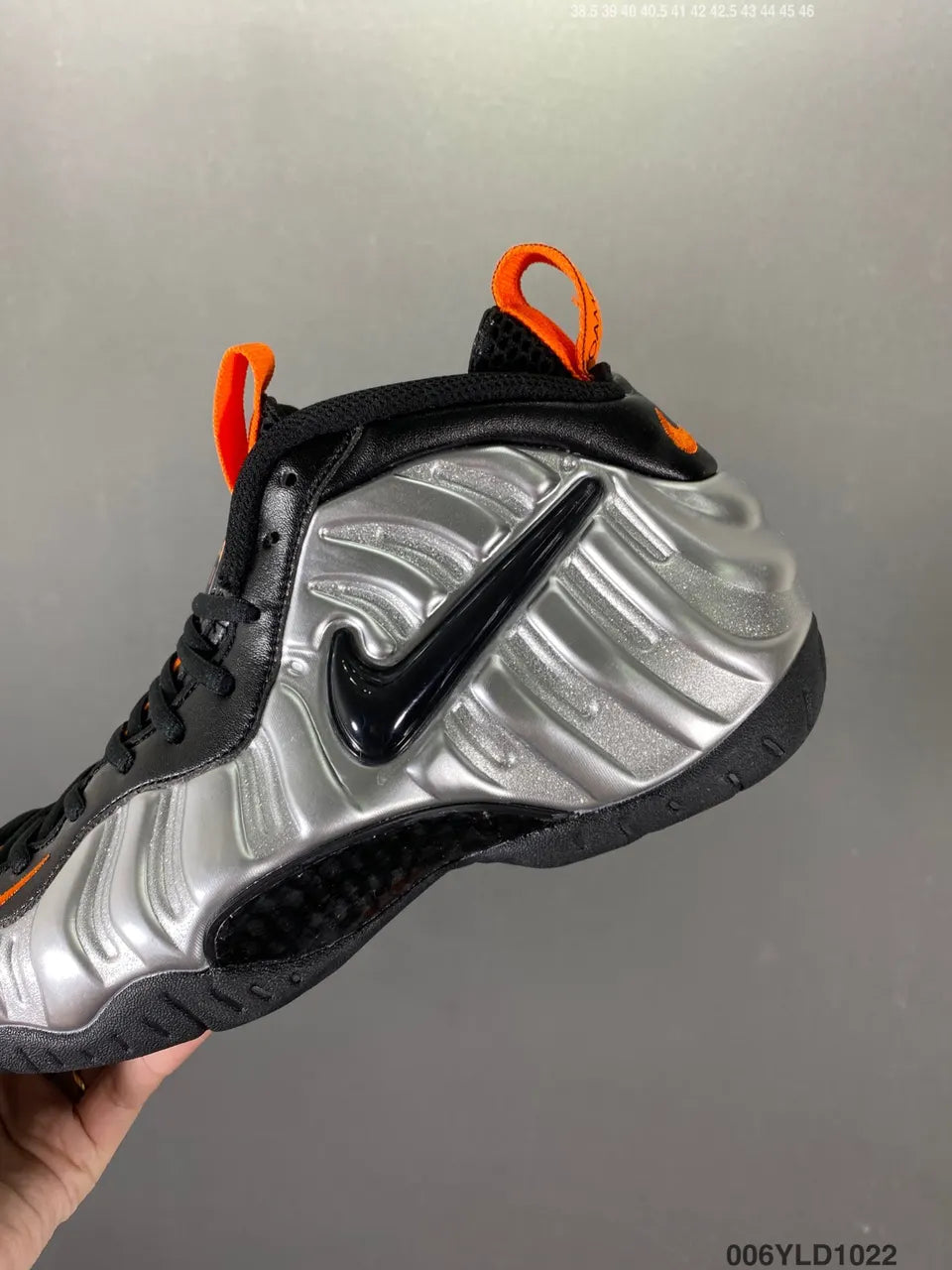 Air Foamposite Pro Silver - Hình 4