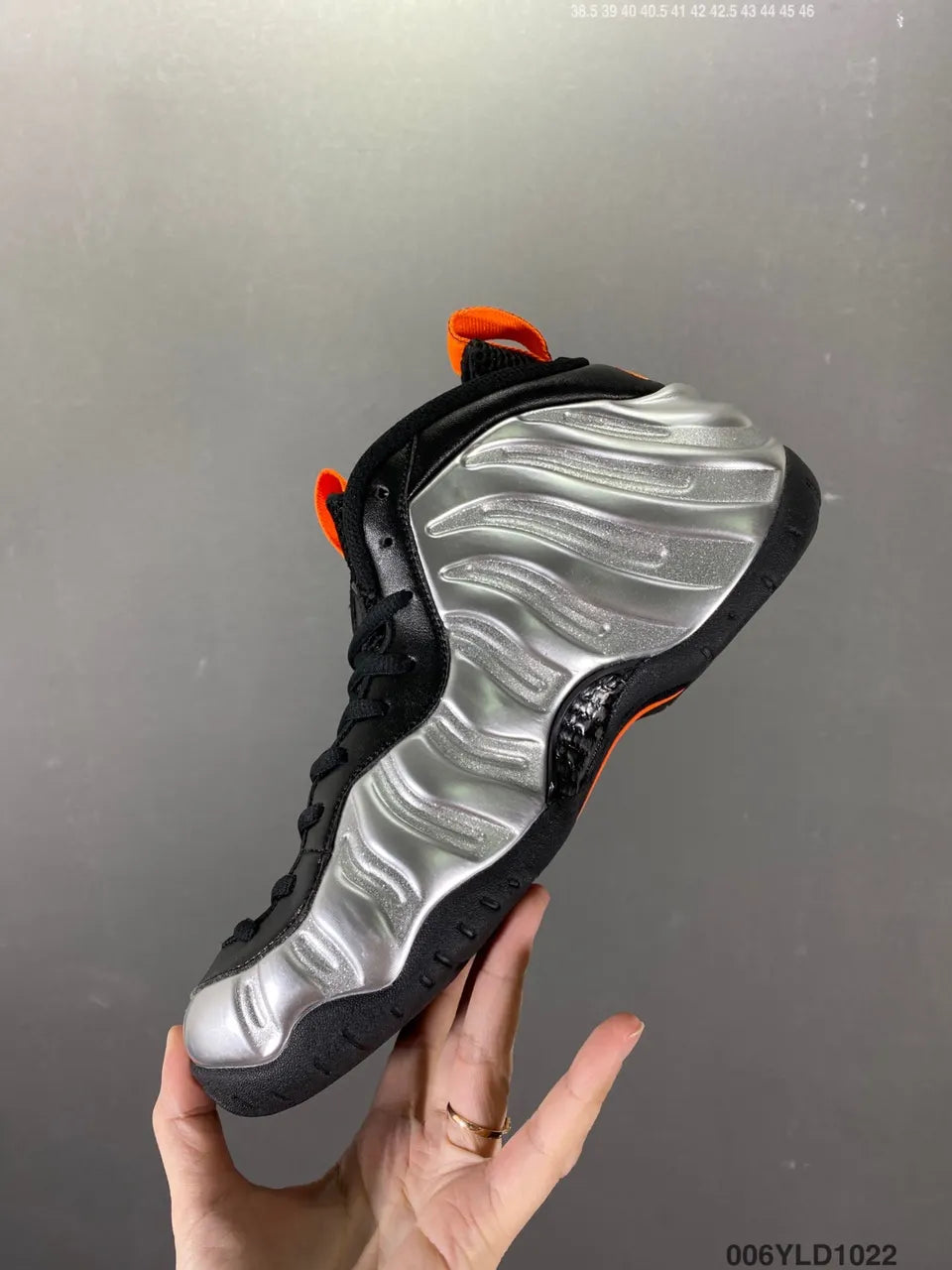 Air Foamposite Pro Silver - Hình 6