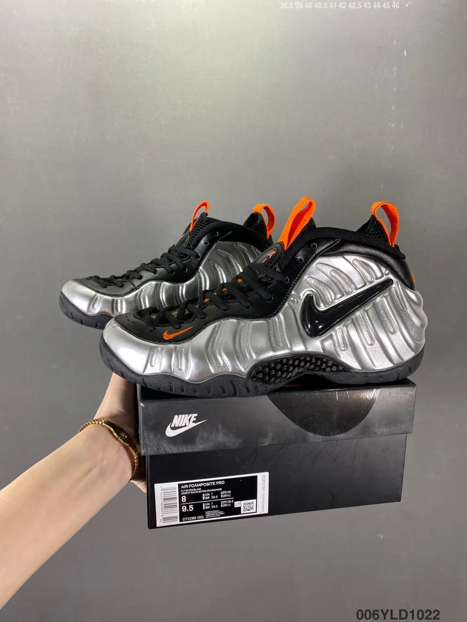 Air Foamposite Pro Silver