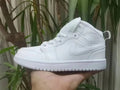 Air Jordan 1 Mid Triple White