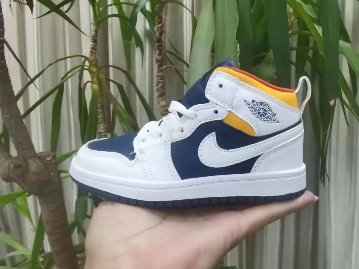 Air Jordan 1 Mid Triple White - Hình 6