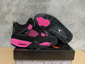 Air Jordan 4 Black Vivid Pink