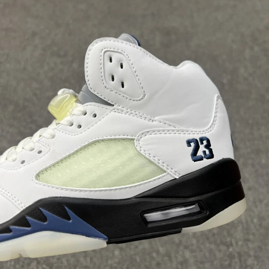 Air Jordan 5 White Navy - Hình 2