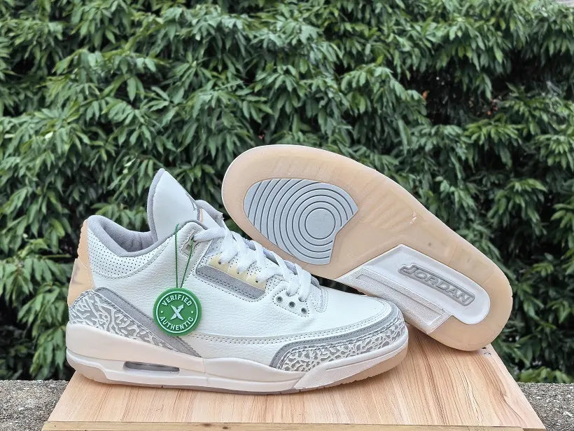 Air Jordan 3 White Cement Custom Heel - Hình 5