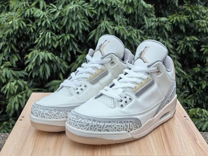 Air Jordan 3 White Cement Custom Heel - Hình 2