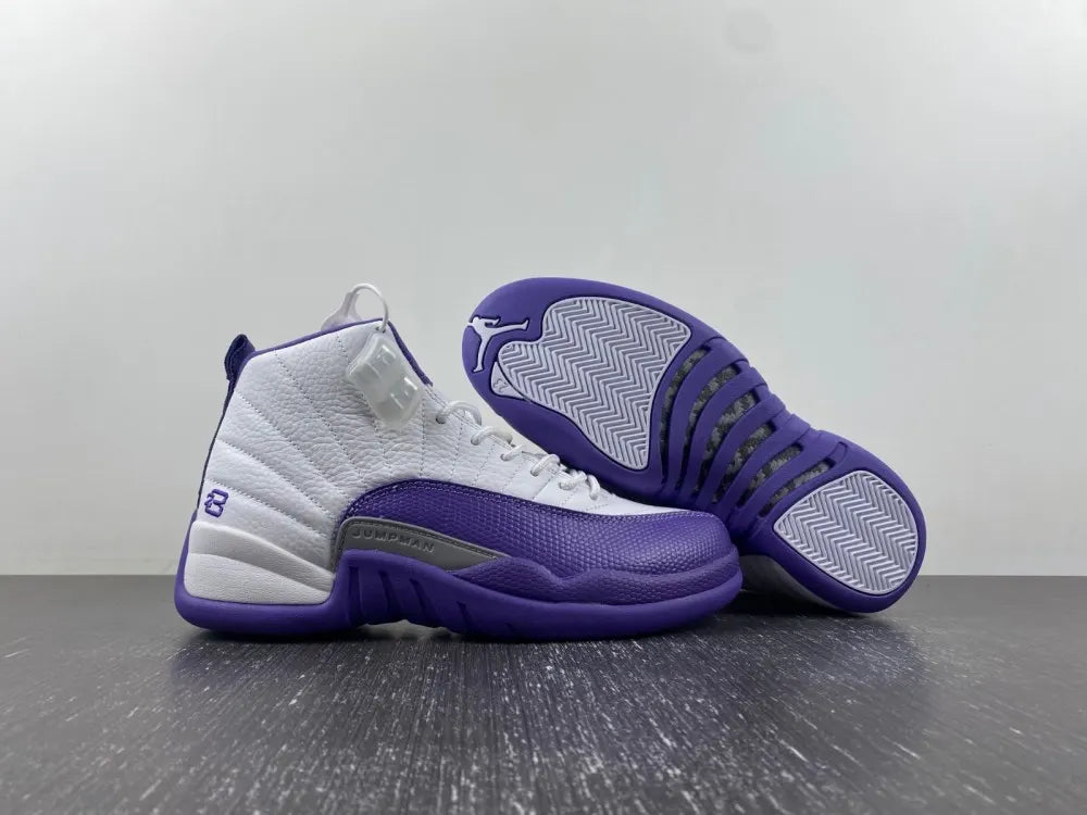 Air Jordan 12 White/Purple - Hình 13