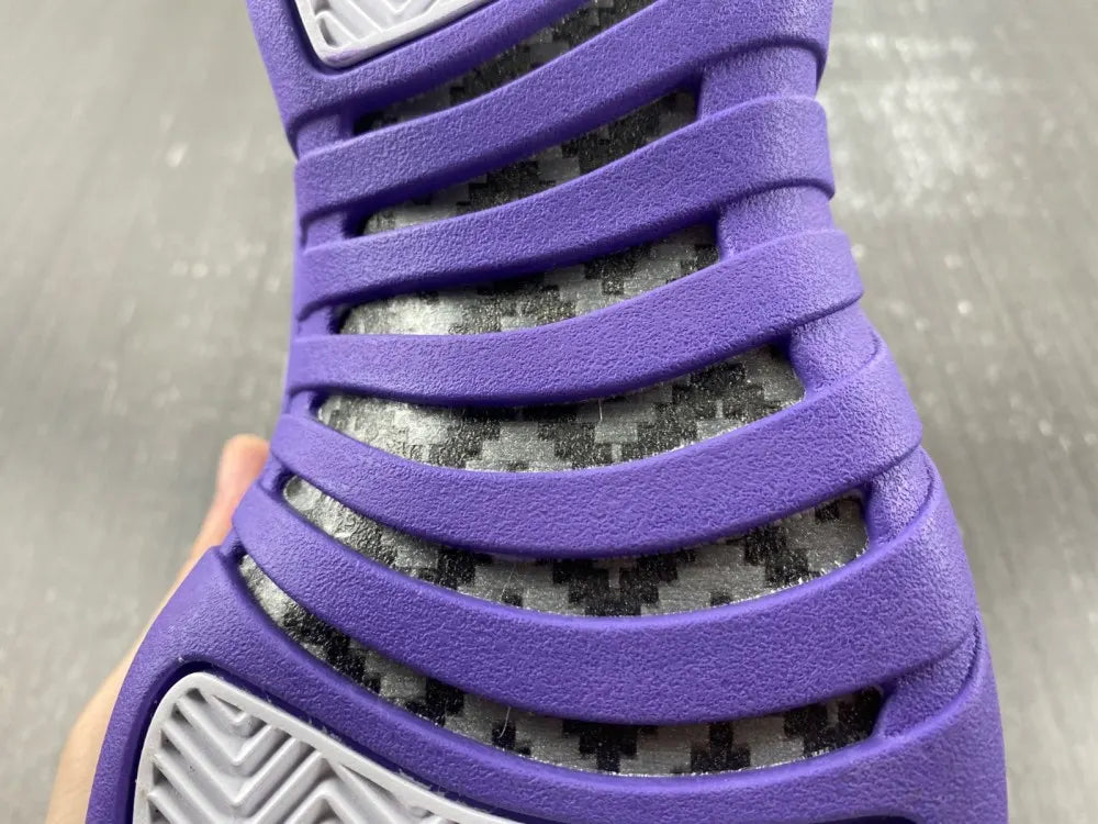 Air Jordan 12 White/Purple - Hình 4