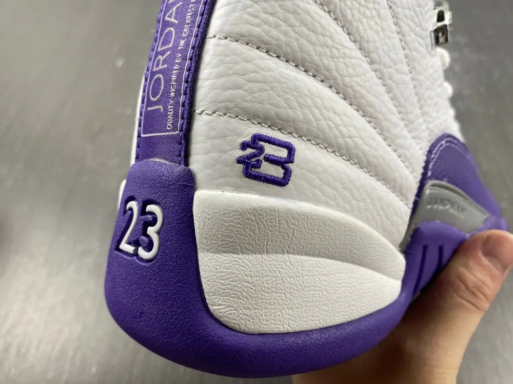 Air Jordan 12 White/Purple - Hình 11