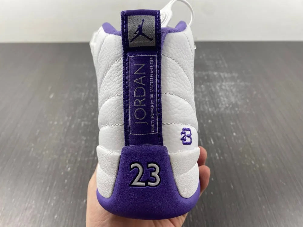 Air Jordan 12 White/Purple - Hình 12