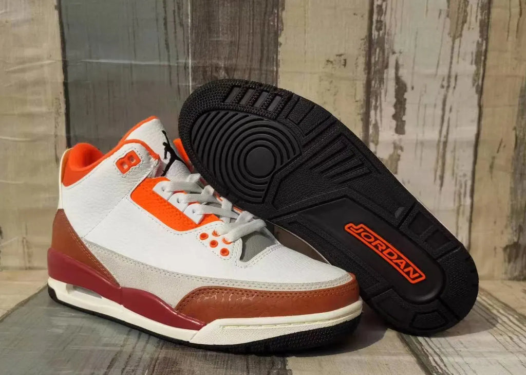Air Jordan 3 White Orange - Hình 5
