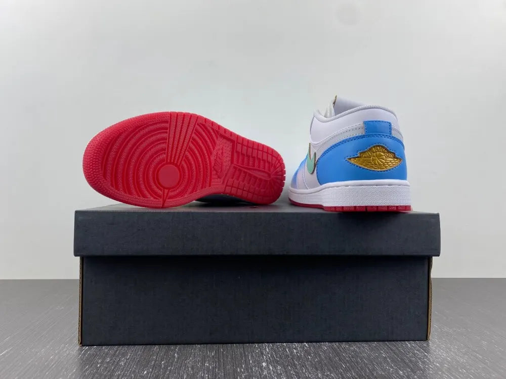 Air Jordan 1 Low Sky Blue - Hình 3
