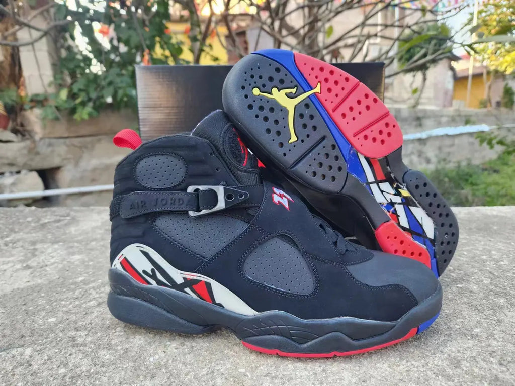 Air Jordan 8 Retro Chrome black - Hình 9