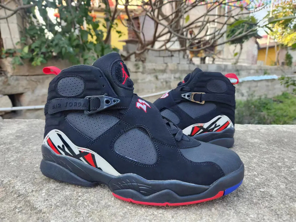 Air Jordan 8 Retro Chrome black - Hình 6