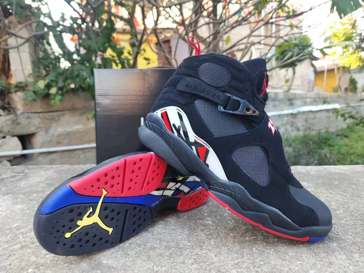 Air Jordan 8 Retro Chrome black - Hình 7