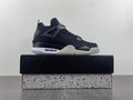 modern Jordan 4 Retro Black Canvas