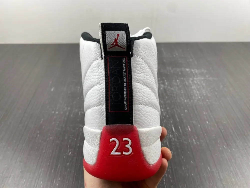 Jordan 12 Retro White Red - Hình 4