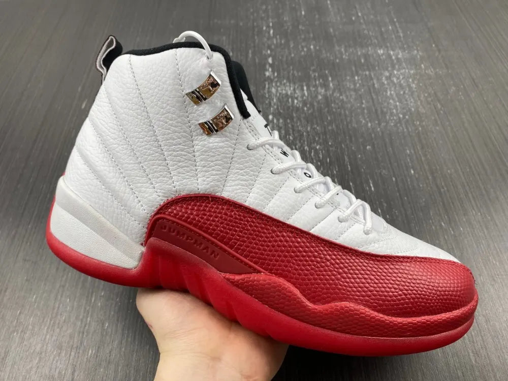 Jordan 12 Retro White Red - Hình 9
