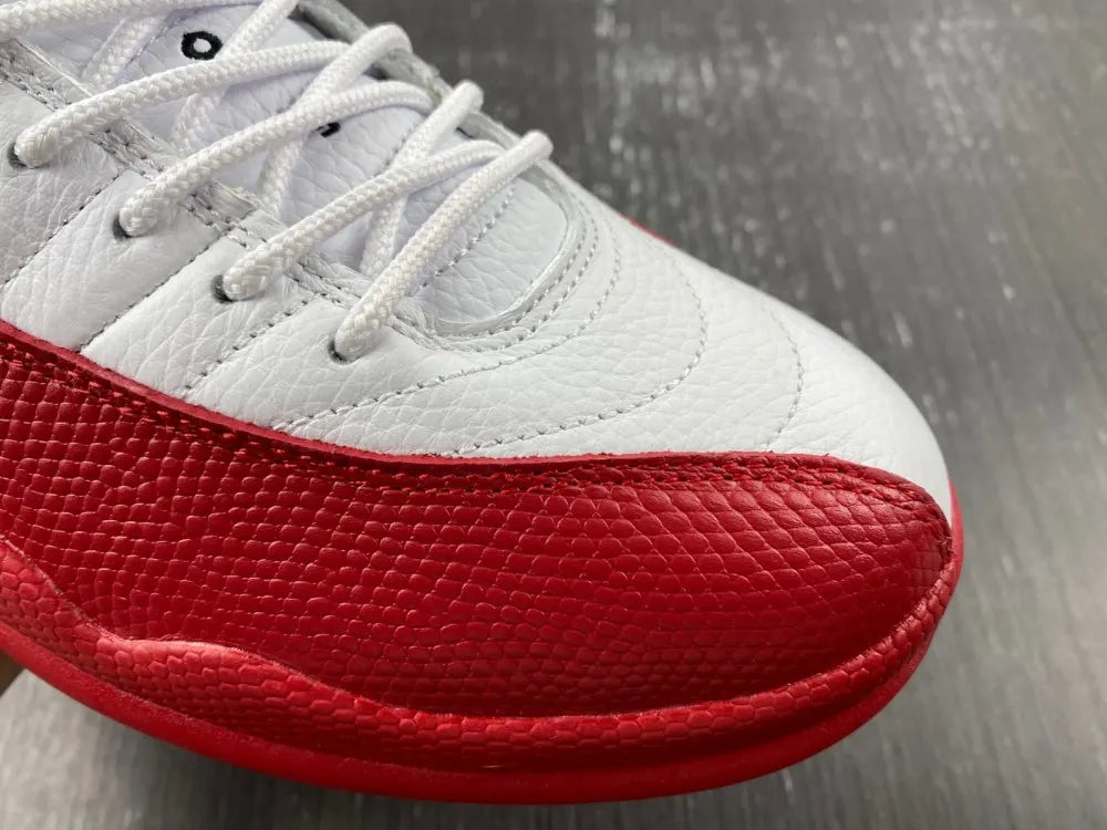Jordan 12 Retro White Red - Hình 10