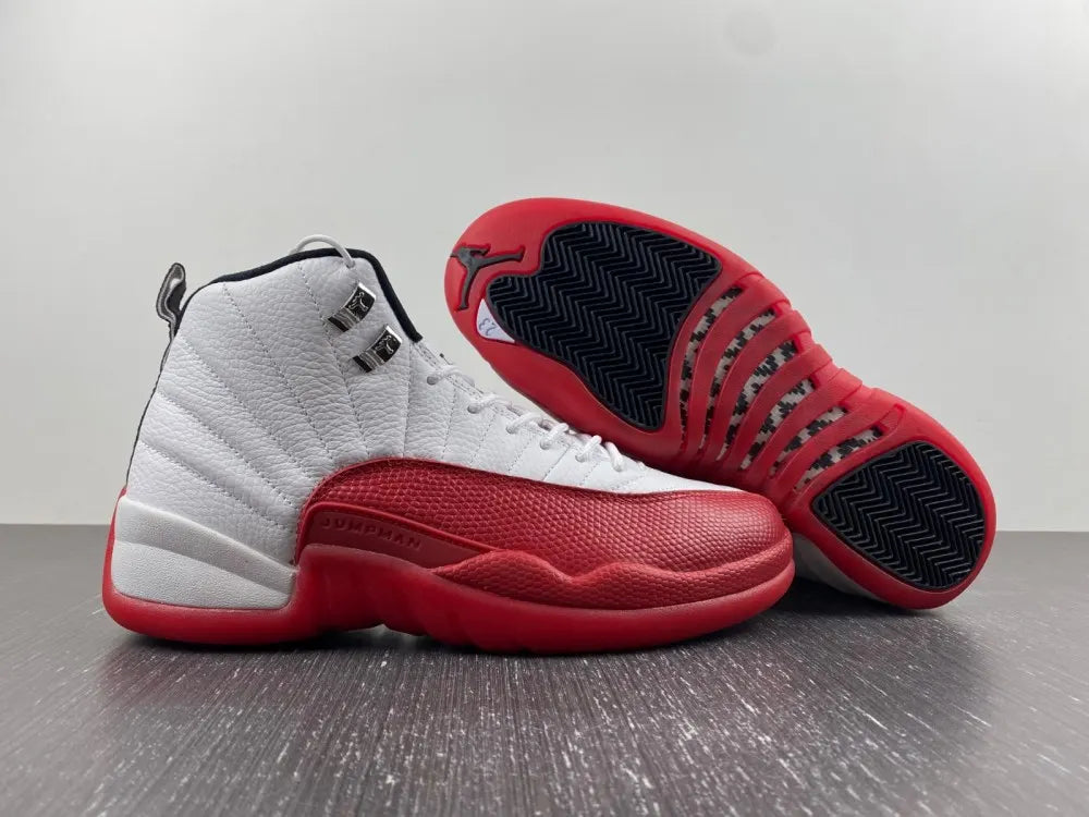 Jordan 12 Retro White Red - Hình 8