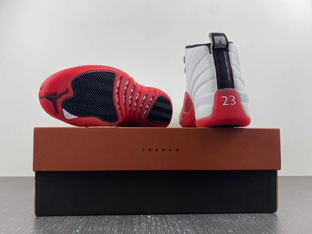 Jordan 12 Retro White Red - Hình 2