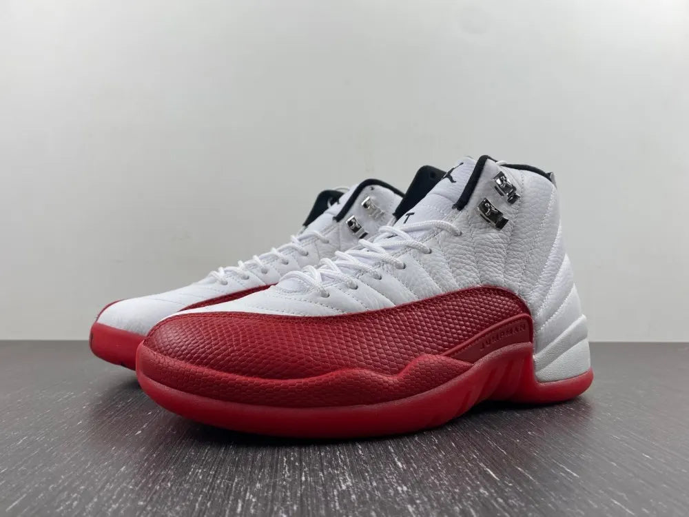 Jordan 12 Retro White Red - Hình 12