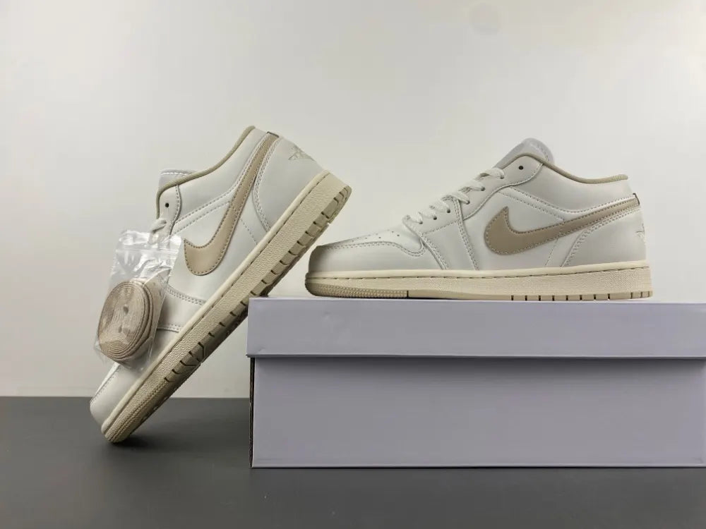 Air Jordan 1 Low White Sand - Hình 11