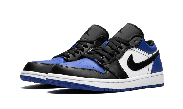 iconic Air Jordan 1 Low Black Royal - Hình 5