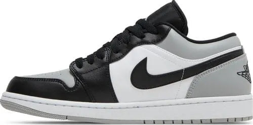 Air Jordan 1 Low Black Grey White - Hình 2