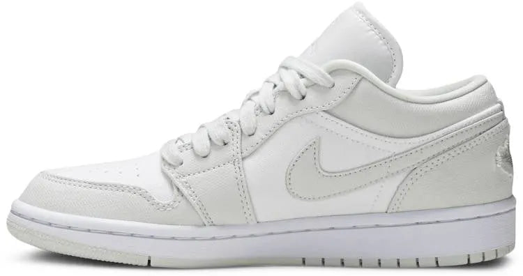 deconstructed Air Jordan 1 Low White Grey - Hình 3