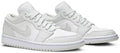 deconstructed Air Jordan 1 Low White Grey - Hình 2