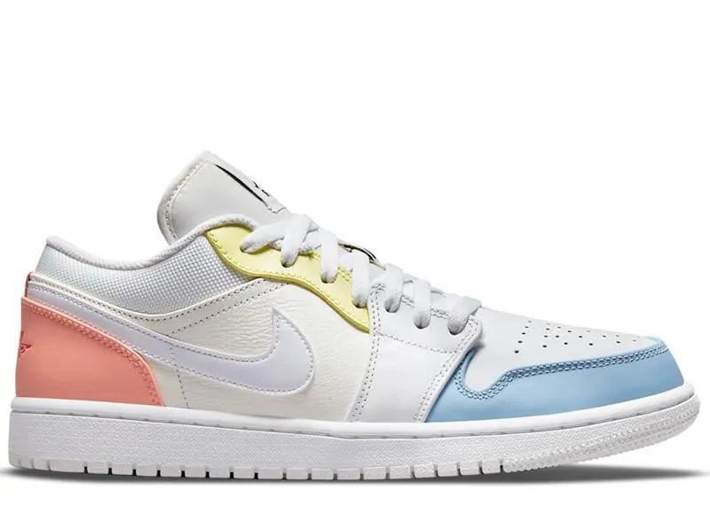white Air Jordan 1 Low Pastel
