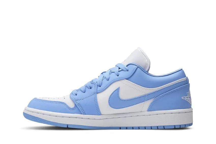 premium Air Jordan 1 Low White/Blue - Hình 2